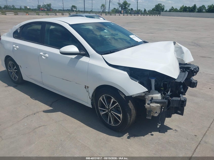 2023 Kia Forte VIN 3KPF24AD3PE544653 IAAI salvage auction — FRONT END, Salvage (Texas), sold $100 on 2026-07-10 (photo 1)