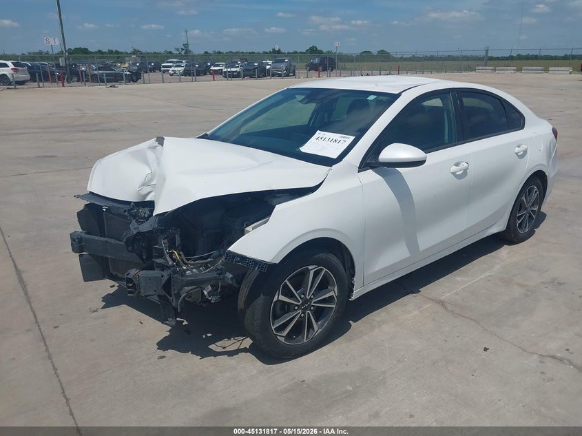 2023 Kia Forte VIN 3KPF24AD3PE544653 IAAI salvage auction — FRONT END, Salvage (Texas), sold $100 on 2026-07-10 (photo 2)