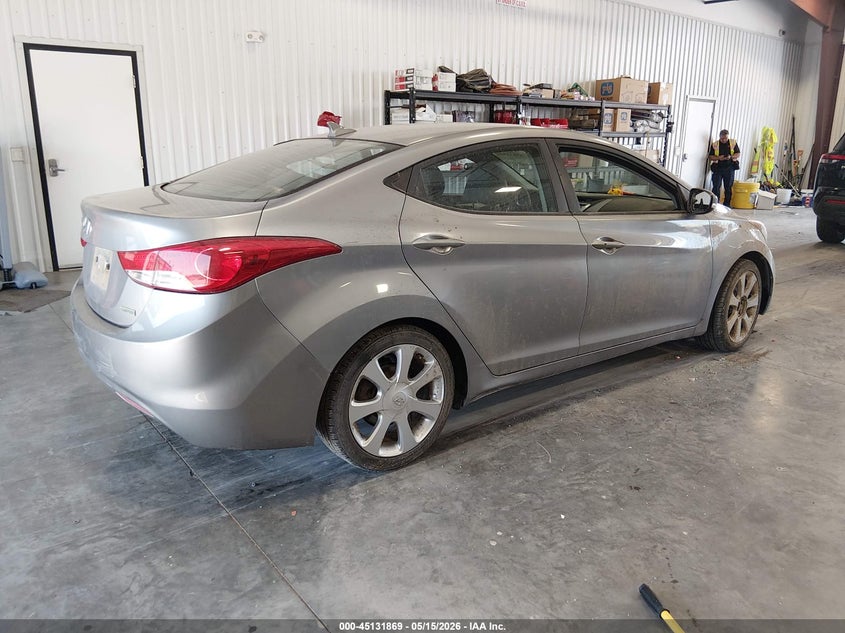 2012 Hyundai Elantra VIN KMHDH4AE4CU193645 IAAI salvage auction — REAR END, Salvage (Colorado), sold $950 on 2026-07-22 (photo 4)