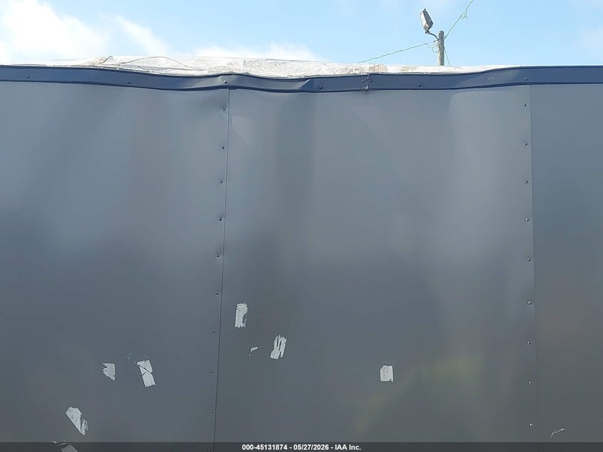 2022 Steel pine cargo, llc Enclosed 7x16 VIN 7FWBE1626R1028446 IAAI salvage auction — STORM DAMAGE, Bill Of Sale (Mississippi), sold $25 on 2026-07-11 (photo 6)
