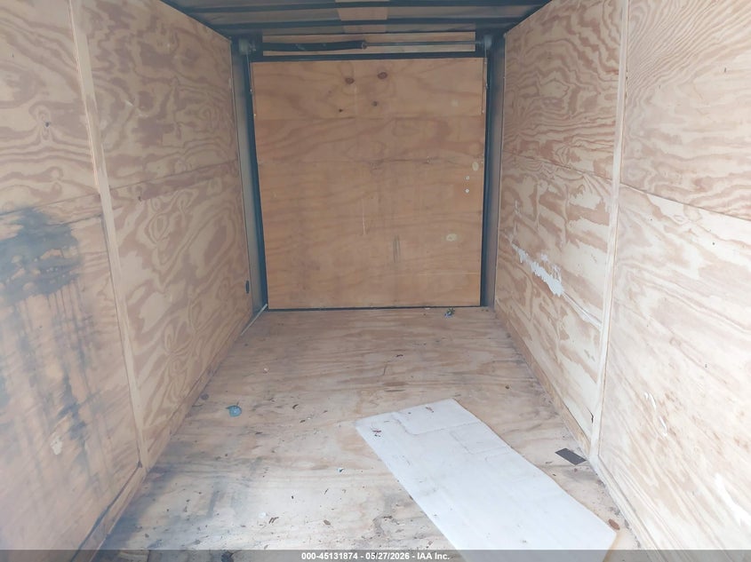 2022 Steel pine cargo, llc Enclosed 7x16 VIN 7FWBE1626R1028446 IAAI salvage auction — STORM DAMAGE, Bill Of Sale (Mississippi), sold $25 on 2026-07-11 (photo 8)