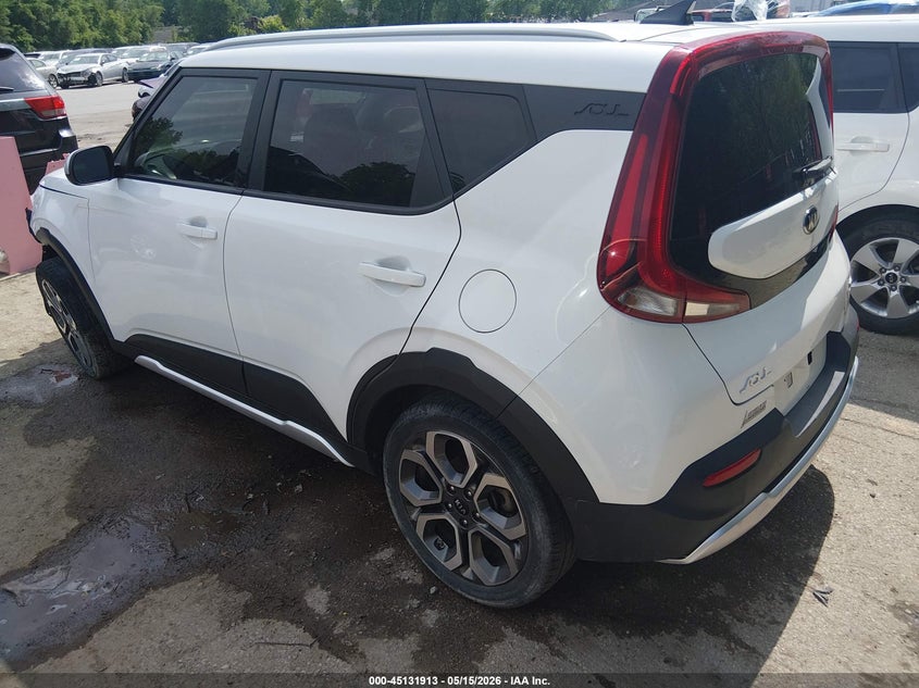 2020 Kia Soul VIN KNDJ23AU8L7064140 IAAI salvage auction — FRONT & REAR, Salvage (Missouri), sold $2,350 on 2026-07-08 (photo 3)