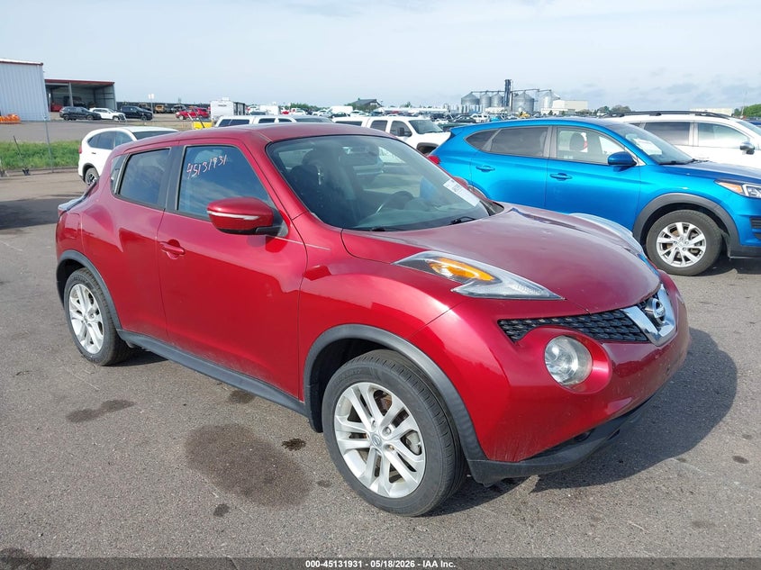 2015 Nissan Juke VIN JN8AF5MV5FT554653 IAAI salvage auction — HAIL, Salvage (Minnesota), sold $3,200 on 2026-07-20 (photo 1)