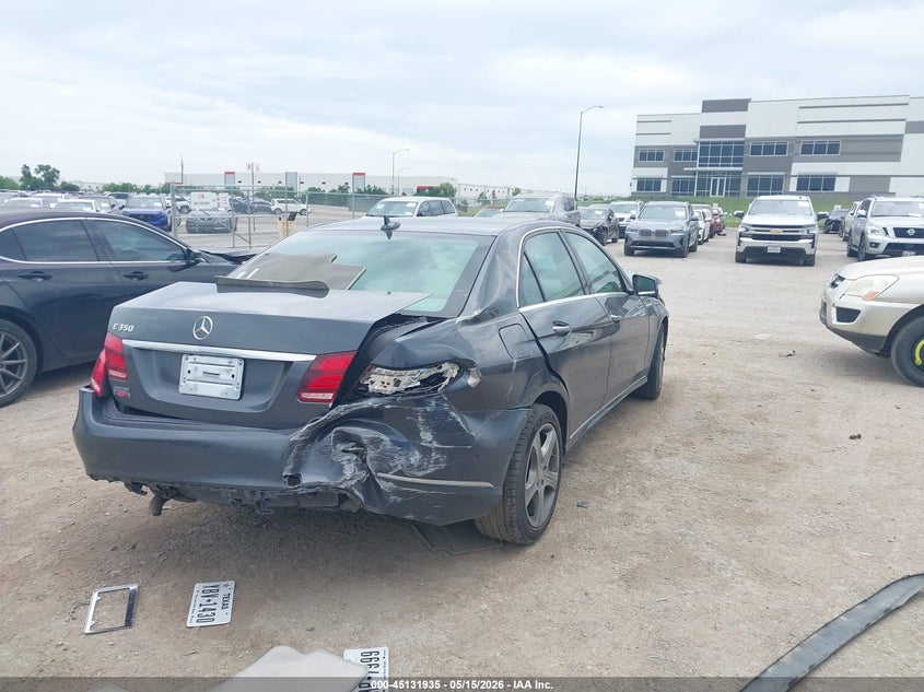 2014 Mercedes-benz E-klasse VIN WDDHF5KB8EA832982 IAAI salvage auction — FRONT END, Salvage (Texas), sold $975 on 2026-07-28 (photo 4)