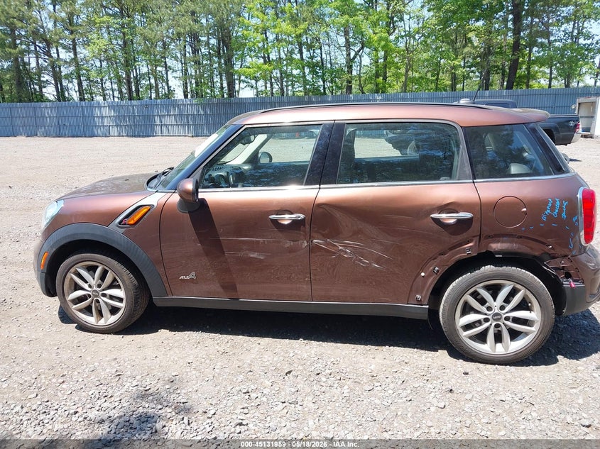 2014 Mini Countryman VIN WMWZC5C59EWP41719 IAAI salvage auction — LEFT SIDE, Salvage Title, sold $1,300 on 2026-08-05 (photo 6)