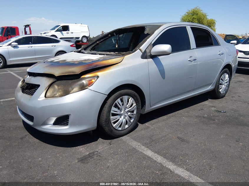 2010 Toyota Corolla VIN JTDBU4EE3AJ057409 IAAI salvage auction — EXTERIOR BURN, Salvage (Nevada), sold $325 on 2026-07-10 (photo 2)