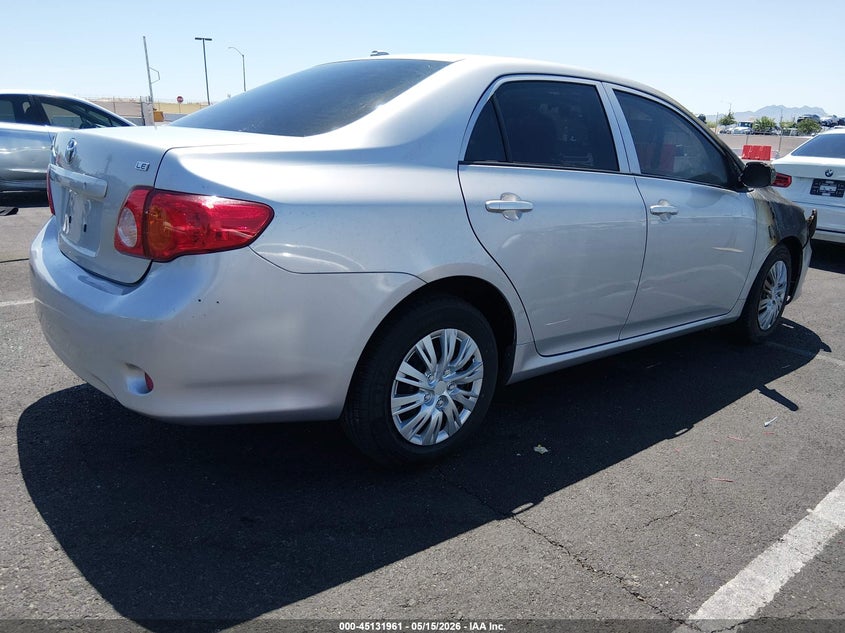 2010 Toyota Corolla VIN JTDBU4EE3AJ057409 IAAI salvage auction — EXTERIOR BURN, Salvage (Nevada), sold $325 on 2026-07-10 (photo 4)