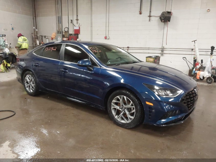 2020 Hyundai Sonata VIN 5NPEL4JAXLH002051 IAAI salvage auction — LEFT SIDE, Salvage (Maine), sold $2,850 on 2026-07-06 (photo 1)