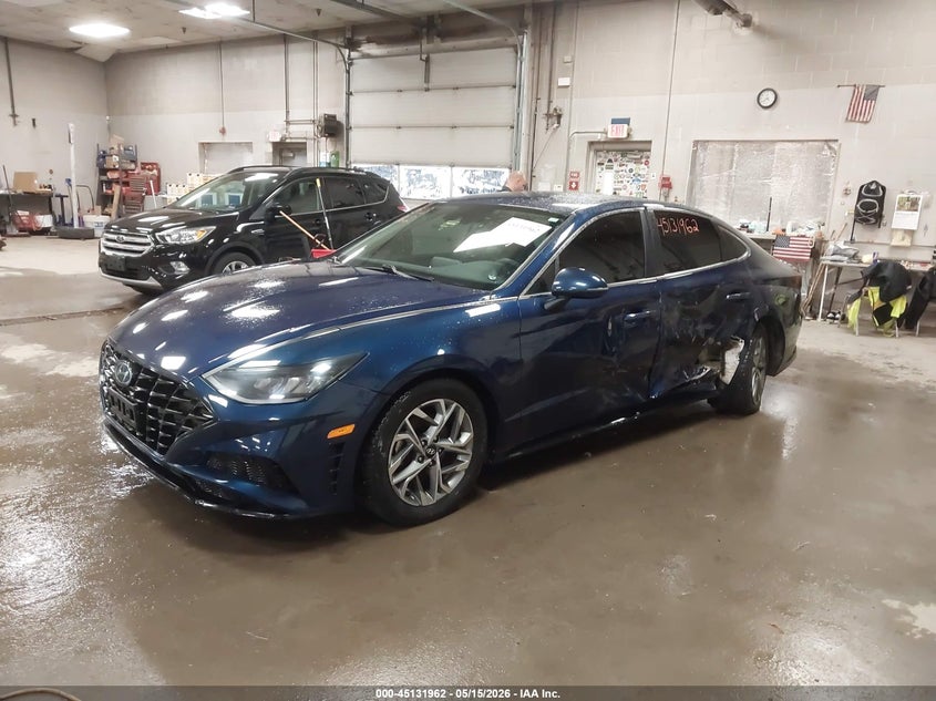 2020 Hyundai Sonata VIN 5NPEL4JAXLH002051 IAAI salvage auction — LEFT SIDE, Salvage (Maine), sold $2,850 on 2026-07-06 (photo 2)