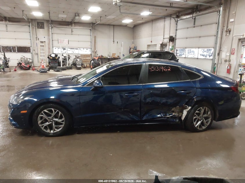 2020 Hyundai Sonata VIN 5NPEL4JAXLH002051 IAAI salvage auction — LEFT SIDE, Salvage (Maine), sold $2,850 on 2026-07-06 (photo 6)