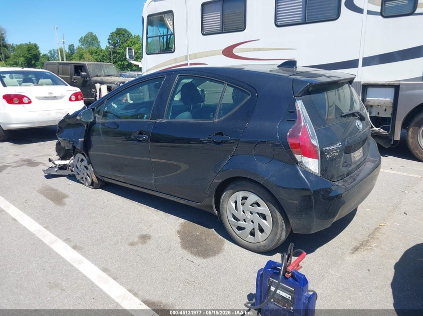 2016 Toyota Prius c VIN JTDKDTB35G1126560 IAAI salvage auction — LEFT FRONT, Salvage (North Carolina), sold $1,125 on 2026-07-30 (photo 3)
