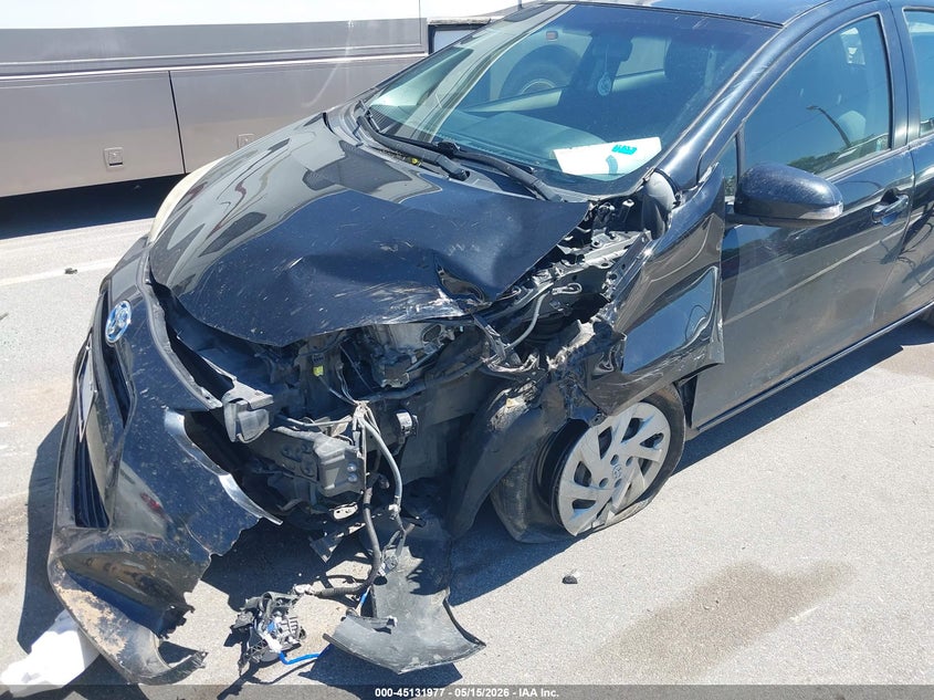 2016 Toyota Prius c VIN JTDKDTB35G1126560 IAAI salvage auction — LEFT FRONT, Salvage (North Carolina), sold $1,125 on 2026-07-30 (photo 6)
