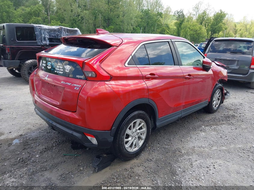 2018 Mitsubishi Eclipse cross VIN JA4AT3AA8JZ056781 IAAI salvage auction — FRONT & REAR, Salvage (West Virginia), sold $2,100 on 2026-07-14 (photo 4)