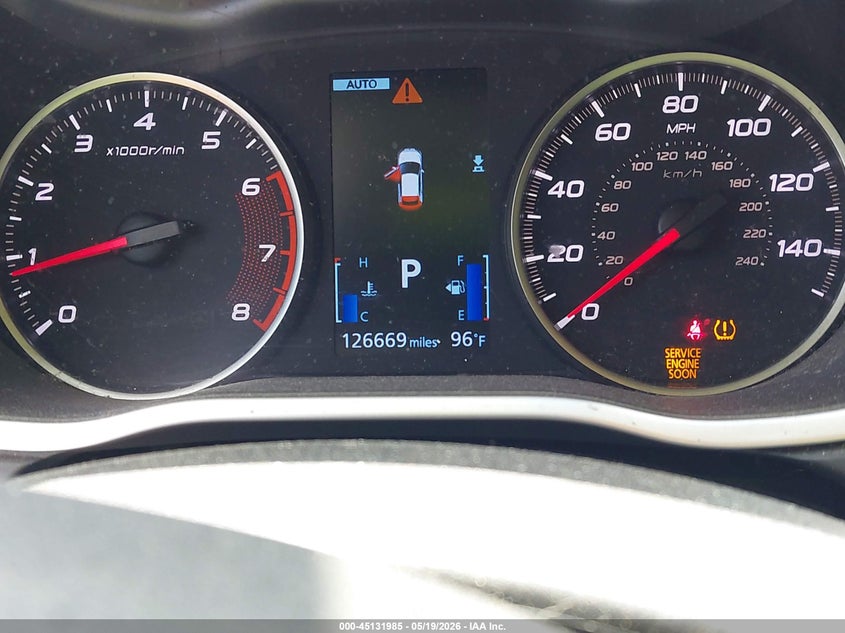 2018 Mitsubishi Eclipse cross VIN JA4AT3AA8JZ056781 IAAI salvage auction — FRONT & REAR, Salvage (West Virginia), sold $2,100 on 2026-07-14 (photo 7)