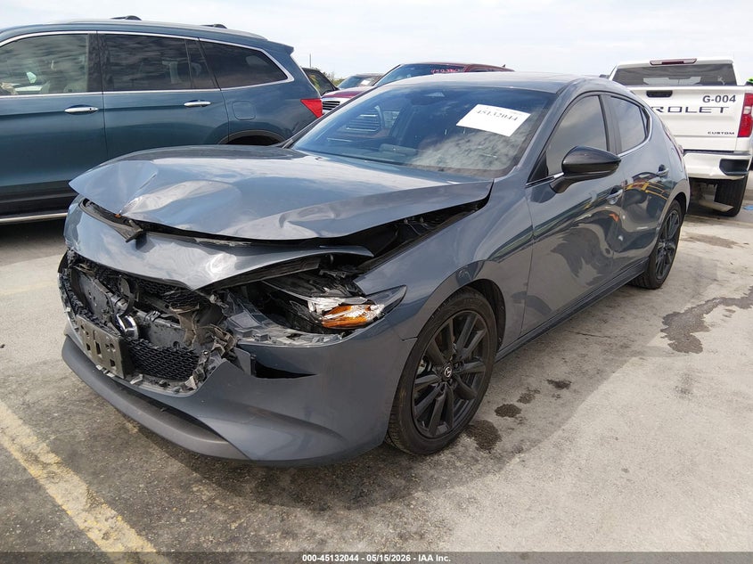 2025 Mazda 3 VIN JM1BPBLM9S1783699 IAAI salvage auction — FRONT END, Original (Texas), sold $11,500 on 2026-08-20 (photo 2)