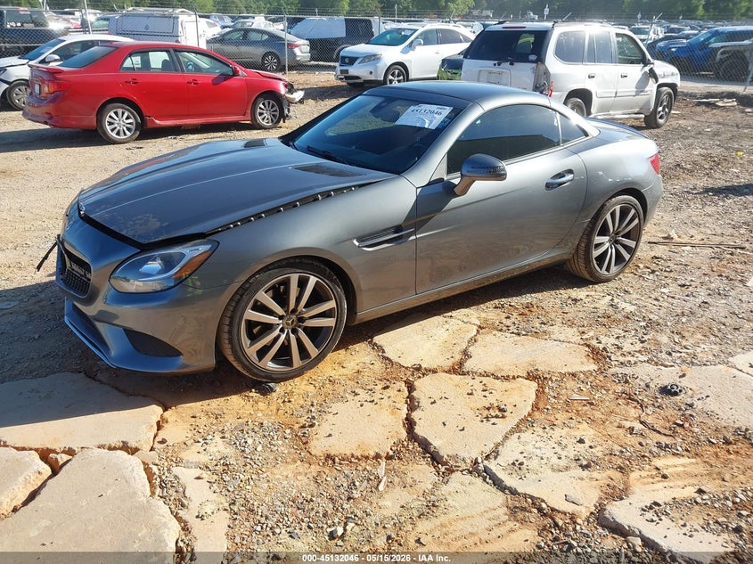 2018 Mercedes-benz Slc-klasse VIN WDDPK3JA7JF153075 IAAI salvage auction — FRONT END, Salvage (North Carolina), sold $5,300 on 2026-08-02 (photo 2)