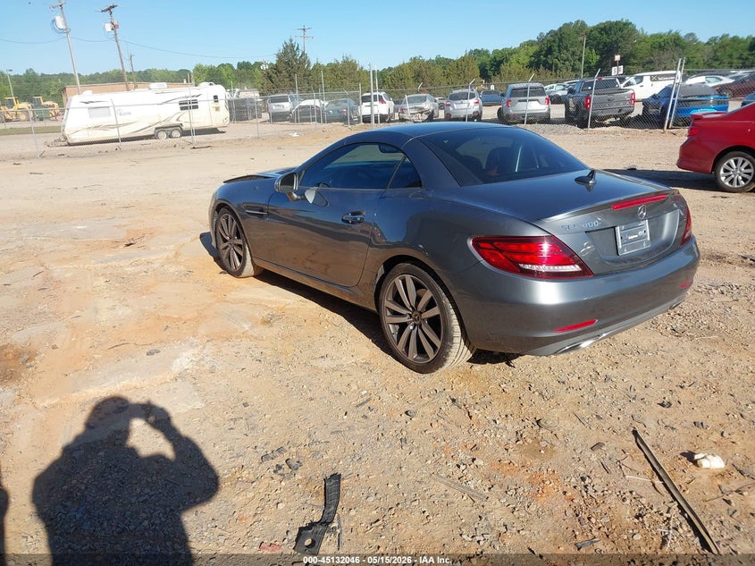 2018 Mercedes-benz Slc-klasse VIN WDDPK3JA7JF153075 IAAI salvage auction — FRONT END, Salvage (North Carolina), sold $5,300 on 2026-08-02 (photo 3)