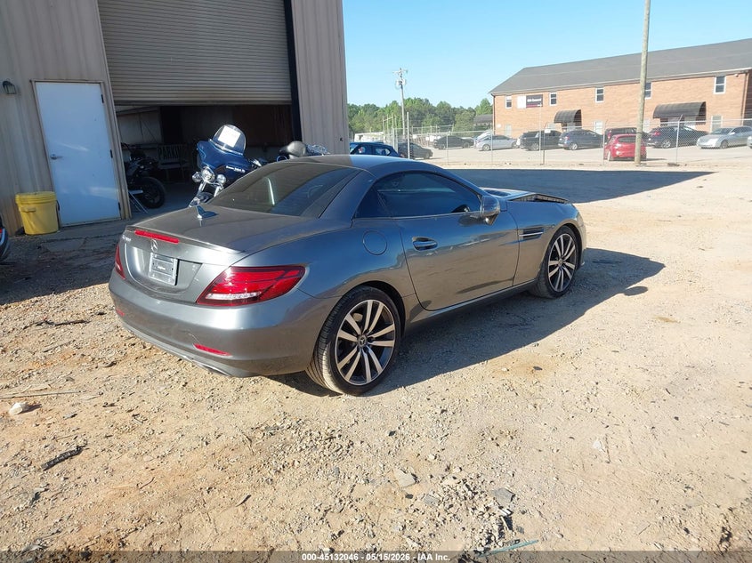 2018 Mercedes-benz Slc-klasse VIN WDDPK3JA7JF153075 IAAI salvage auction — FRONT END, Salvage (North Carolina), sold $5,300 on 2026-08-02 (photo 4)