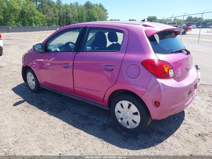 2015 Mitsubishi Mirage VIN ML32A3HJ8FH043373 IAAI salvage auction — FRONT END, Salvage (South Carolina), sold $400 on 2026-07-08 (photo 3)