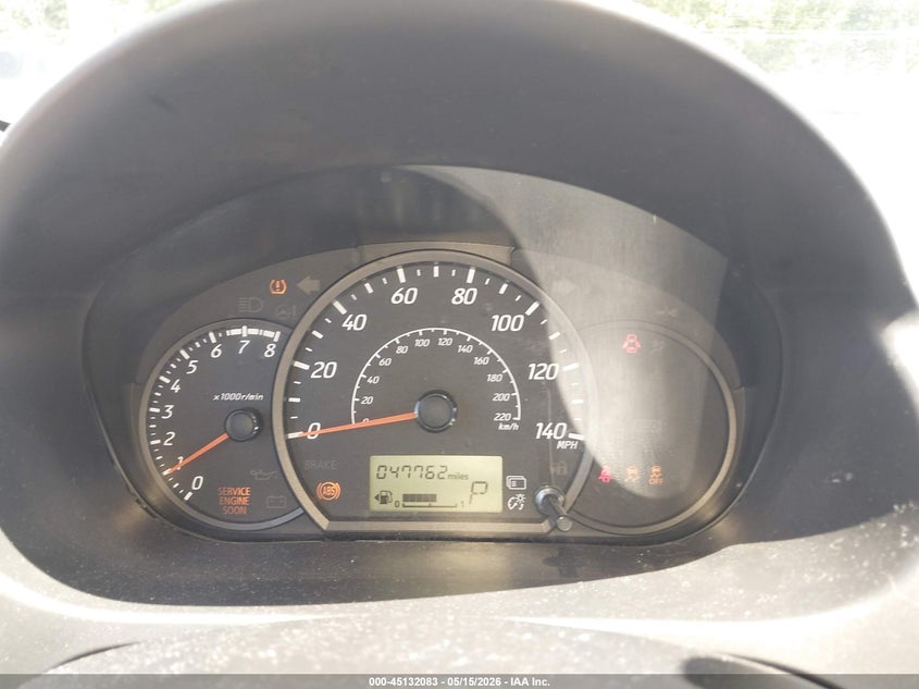 2015 Mitsubishi Mirage VIN ML32A3HJ8FH043373 IAAI salvage auction — FRONT END, Salvage (South Carolina), sold $400 on 2026-07-08 (photo 7)