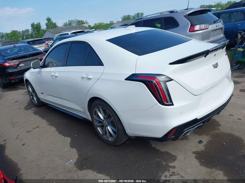 2020 Cadillac Ct4 VIN 1G6DH5RL4L0126809 IAAI salvage auction — HAIL, Salvage Title, sold $7,100 on 2026-07-12 (photo 3)