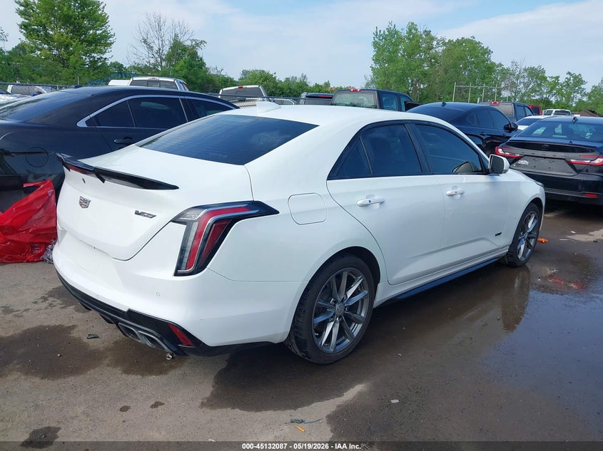 2020 Cadillac Ct4 VIN 1G6DH5RL4L0126809 IAAI salvage auction — HAIL, Salvage Title, sold $7,100 on 2026-07-12 (photo 4)