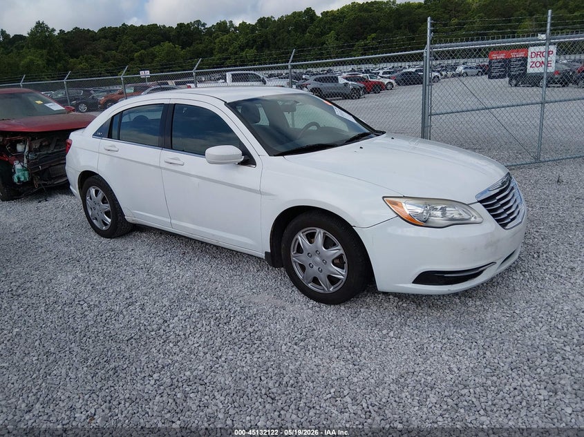 2012 Chrysler 200 VIN 1C3CCBAB4CN135364 IAAI salvage auction — LEFT REAR, Salvage (Alabama), sold $225 on 2026-07-09 (photo 1)