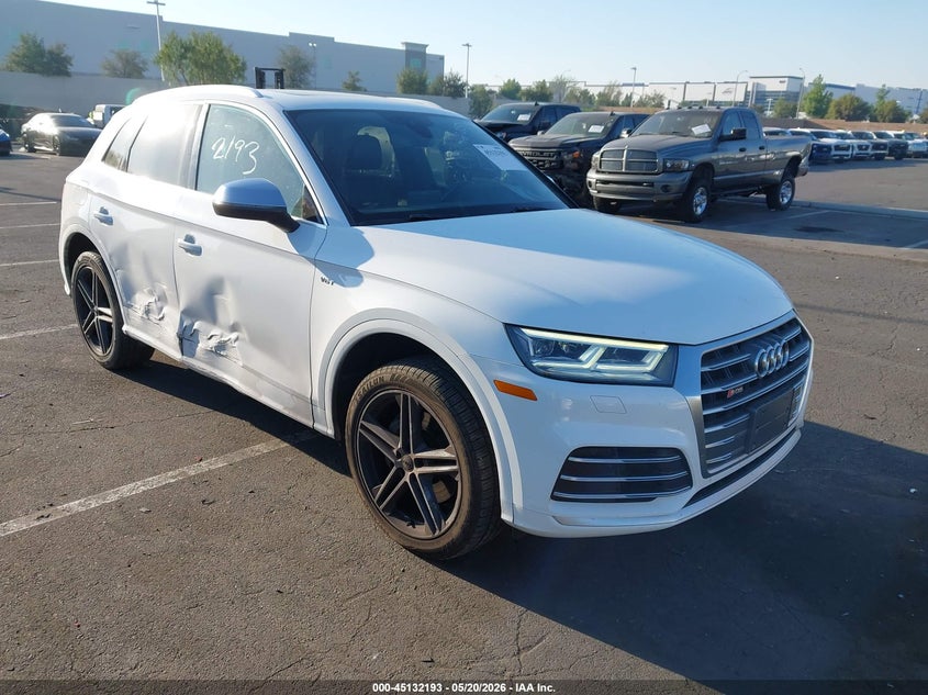 2018 Audi Sq5 VIN WA1A4AFYXJ2156932 IAAI salvage auction — RIGHT SIDE, Salvage Title, sold $7,100 on 2026-07-31 (photo 1)