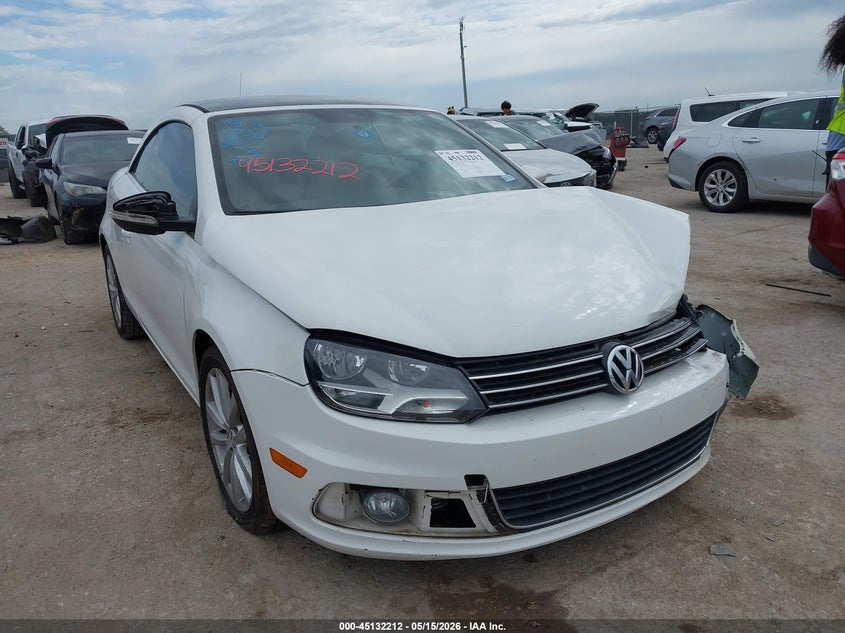 2014 Volkswagen Eos VIN WVWBW8AH1EV000979 IAAI salvage auction — FRONT END, Salvage (Texas), sold $925 on 2026-07-07 (photo 1)