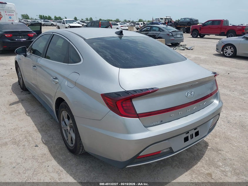 2020 Hyundai Sonata VIN 5NPEG4JA2LH017180 IAAI salvage auction — HAIL, Original (Texas), sold $4,550 on 2026-07-29 (photo 3)
