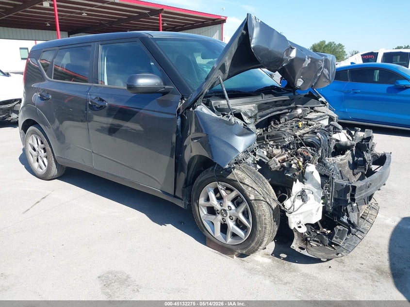 2020 Kia Soul VIN KNDJ23AUXL7720368 IAAI salvage auction — FRONT END, Salvage (Texas), sold $725 on 2026-07-23 (photo 1)