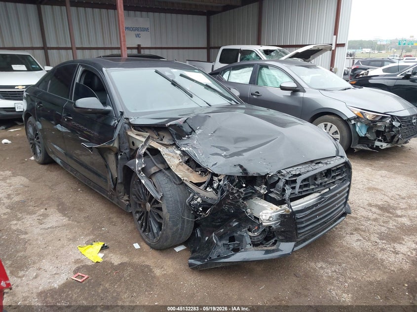 2017 Audi A6 VIN WAUH2AFC8HN007567 IAAI salvage auction — RIGHT FRONT, Junk (Oklahoma), sold $1,100 on 2026-07-08 (photo 1)