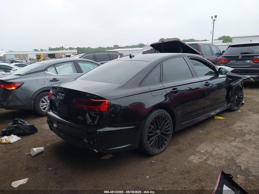 2017 Audi A6 VIN WAUH2AFC8HN007567 IAAI salvage auction — RIGHT FRONT, Junk (Oklahoma), sold $1,100 on 2026-07-08 (photo 4)