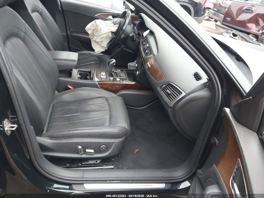 2017 Audi A6 VIN WAUH2AFC8HN007567 IAAI salvage auction — RIGHT FRONT, Junk (Oklahoma), sold $1,100 on 2026-07-08 (photo 5)