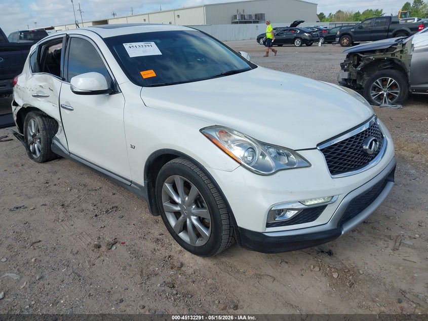 2017 Infiniti Qx50 VIN JN1BJ0RP0HM387906 IAAI salvage auction — RIGHT REAR, Salvage Title, sold $1,600 on 2026-07-23 (photo 1)