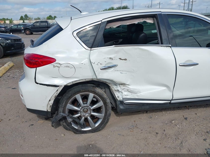 2017 Infiniti Qx50 VIN JN1BJ0RP0HM387906 IAAI salvage auction — RIGHT REAR, Salvage Title, sold $1,600 on 2026-07-23 (photo 6)