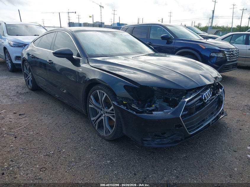2020 Audi A7 VIN WAUV2AF22LN003825 IAAI salvage auction — FRONT END, Salvage (Texas), sold $19,600 on 2026-07-06 (photo 1)