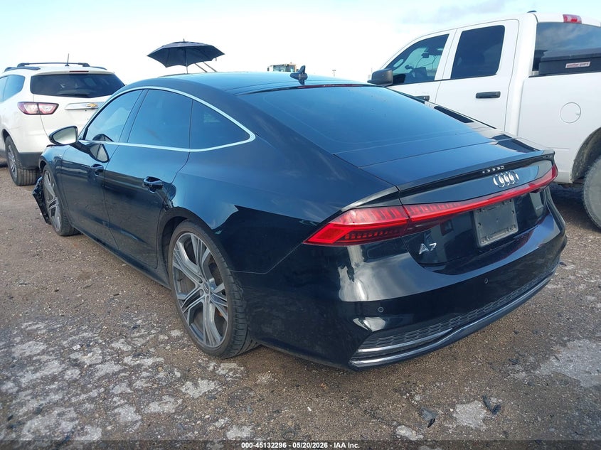 2020 Audi A7 VIN WAUV2AF22LN003825 IAAI salvage auction — FRONT END, Salvage (Texas), sold $19,600 on 2026-07-06 (photo 3)