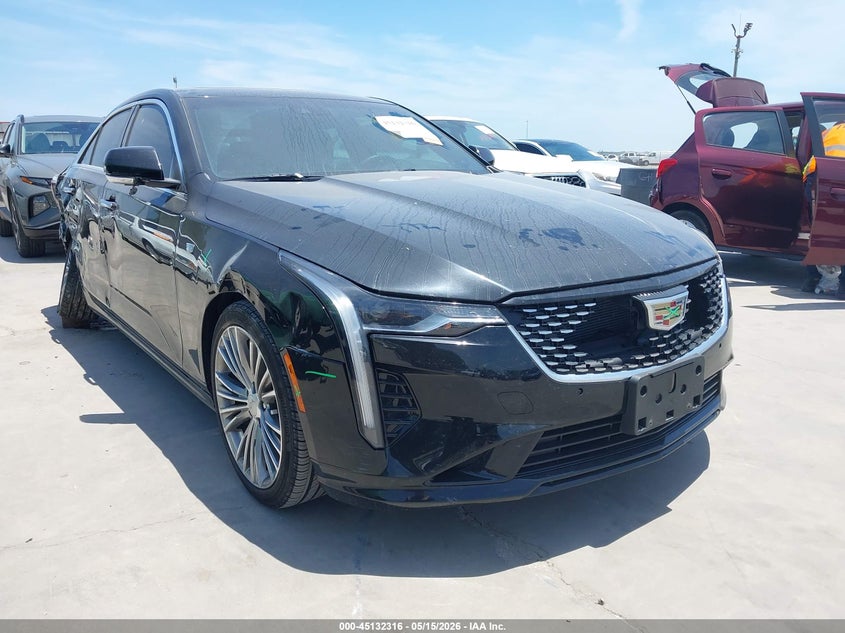 2024 Cadillac Ct4 VIN 1G6DB5RK8R0114504 IAAI salvage auction — FRONT & REAR, Original (Texas), sold $8,000 on 2026-07-28 (photo 1)