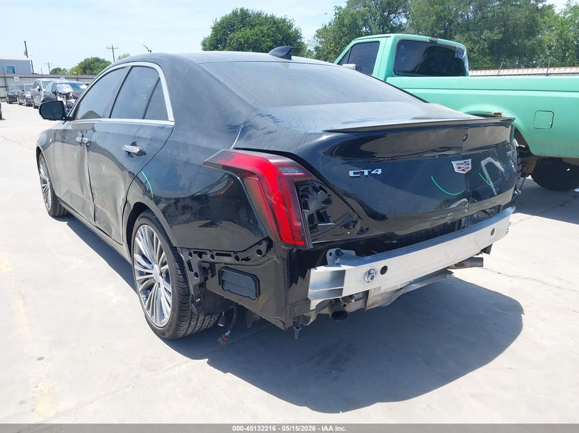2024 Cadillac Ct4 VIN 1G6DB5RK8R0114504 IAAI salvage auction — FRONT & REAR, Original (Texas), sold $8,000 on 2026-07-28 (photo 3)