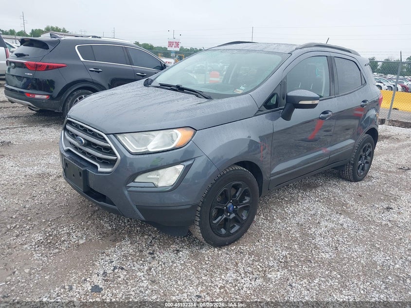 2018 Ford Ecosport VIN MAJ3P1TE1JC215141 IAAI salvage auction — HAIL, Clear (Missouri), sold $1,900 on 2026-07-06 (photo 2)