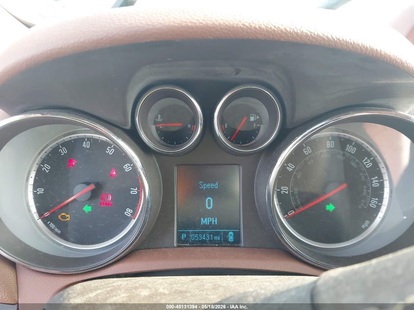 2014 Buick Encore VIN KL4CJGSB5EB591384 IAAI salvage auction — LEFT FRONT, Clear (Indiana), sold $25 on 2026-07-24 (photo 7)