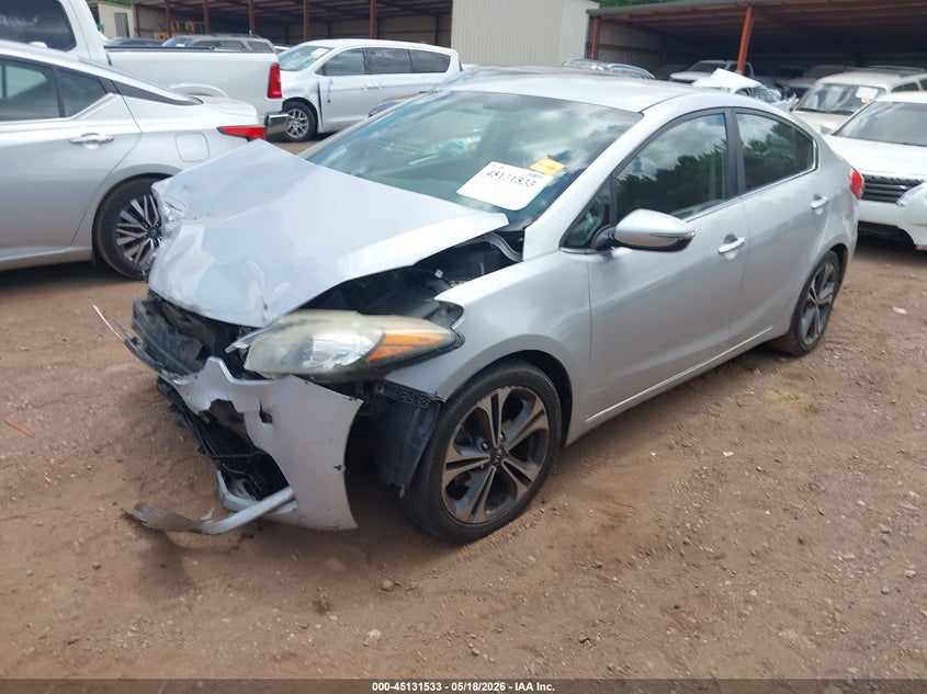2015 Kia Forte VIN KNAFX4A84F5340567 IAAI salvage auction — FRONT END, Salvage (Alabama), sold $250 on 2026-07-08 (photo 2)