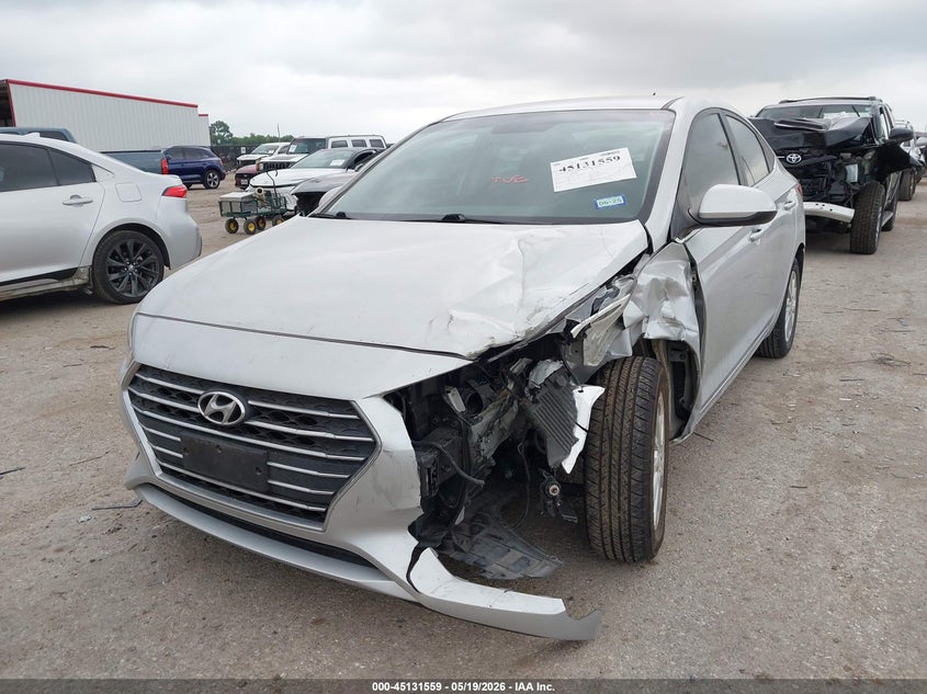 2021 Hyundai Accent VIN 3KPC24A6XME147098 IAAI salvage auction — LEFT FRONT, Original (Texas), sold $2,350 on 2026-07-23 (photo 2)
