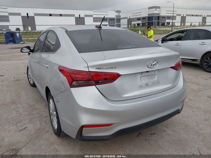 2021 Hyundai Accent VIN 3KPC24A6XME147098 IAAI salvage auction — LEFT FRONT, Original (Texas), sold $2,350 on 2026-07-23 (photo 3)