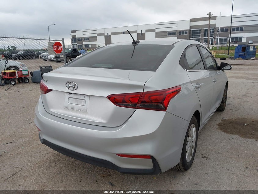 2021 Hyundai Accent VIN 3KPC24A6XME147098 IAAI salvage auction — LEFT FRONT, Original (Texas), sold $2,350 on 2026-07-23 (photo 4)