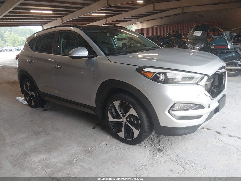2017 Hyundai Tucson VIN KM8J33A23HU326386 IAAI salvage auction — FRONT END, Salvage (Tennessee), sold $3,375 on 2026-07-06 (photo 1)
