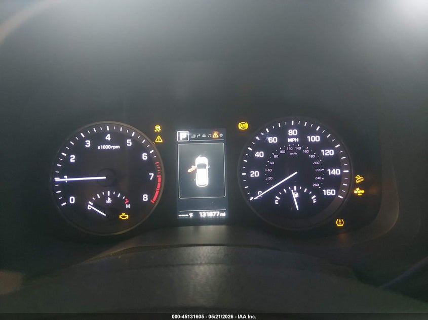 2017 Hyundai Tucson VIN KM8J33A23HU326386 IAAI salvage auction — FRONT END, Salvage (Tennessee), sold $3,375 on 2026-07-06 (photo 7)