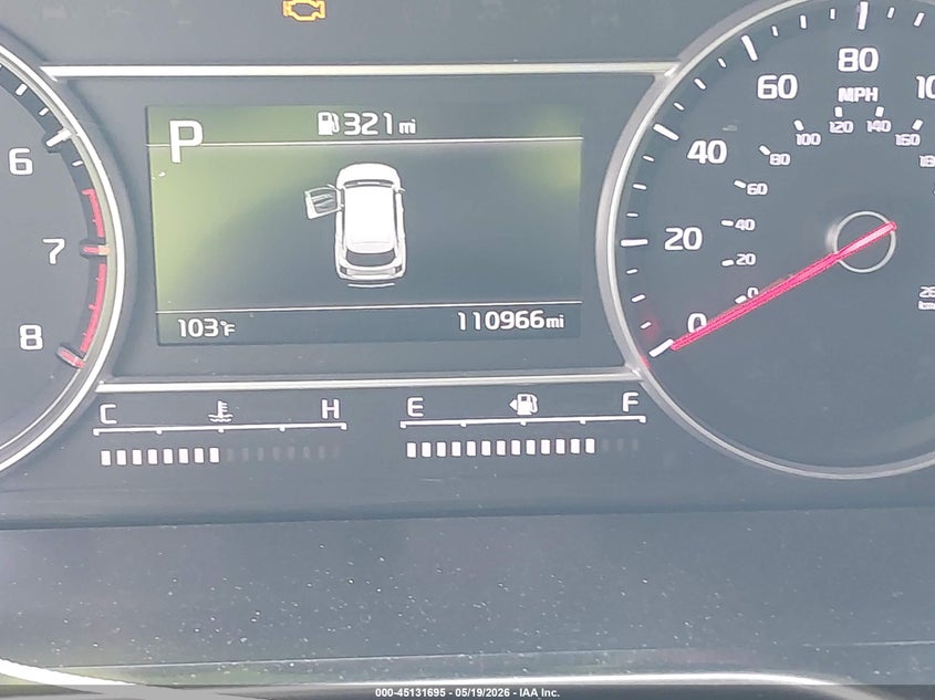 2021 Kia Sorento VIN 5XYRG4LC3MG021151 IAAI salvage auction — FRONT END, Original (Texas), sold $4,500 on 2026-07-17 (photo 7)