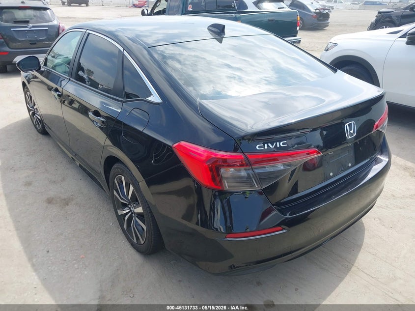 2022 Honda Civic VIN JHMFE1F77NX004243 IAAI salvage auction — RIGHT SIDE, Salvage (California), sold $5,900 on 2026-07-29 (photo 3)